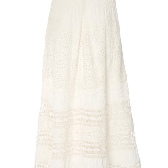 Loveshackfancy Rose Maxi Eyelet Skirt - Picture 3 of 12
